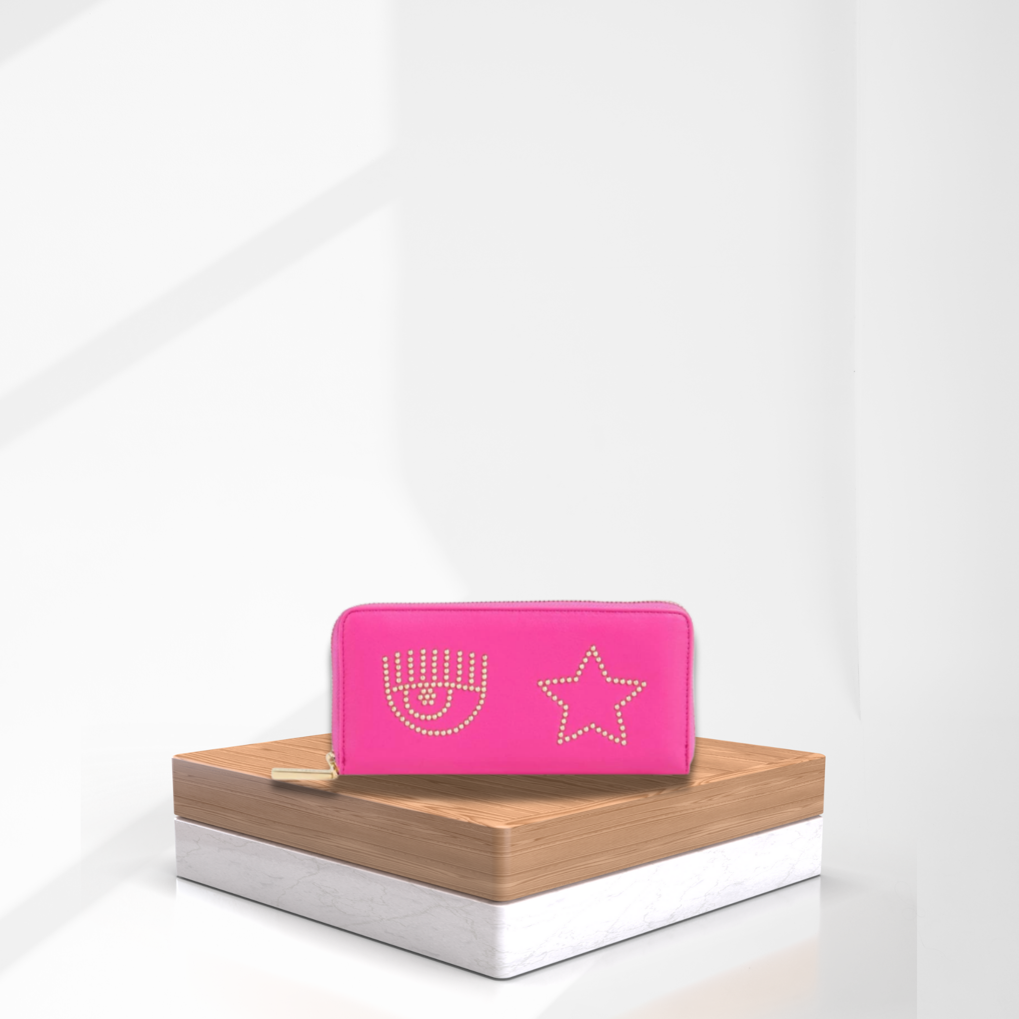 Billetera Chiara Ferragni Fucsia - Iconic Eye