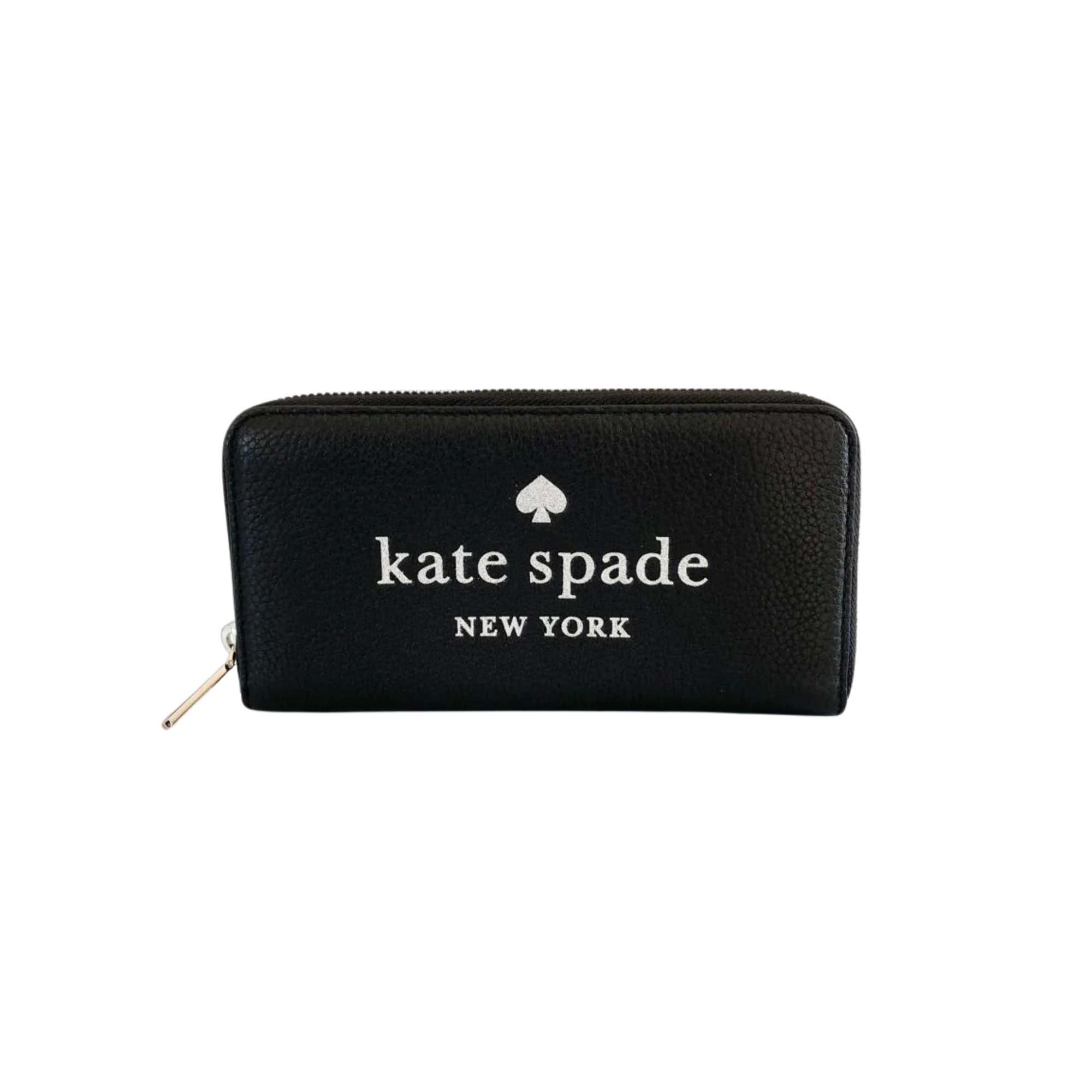 Billetera Kate Spade Staci Cuero Letras Plateadas