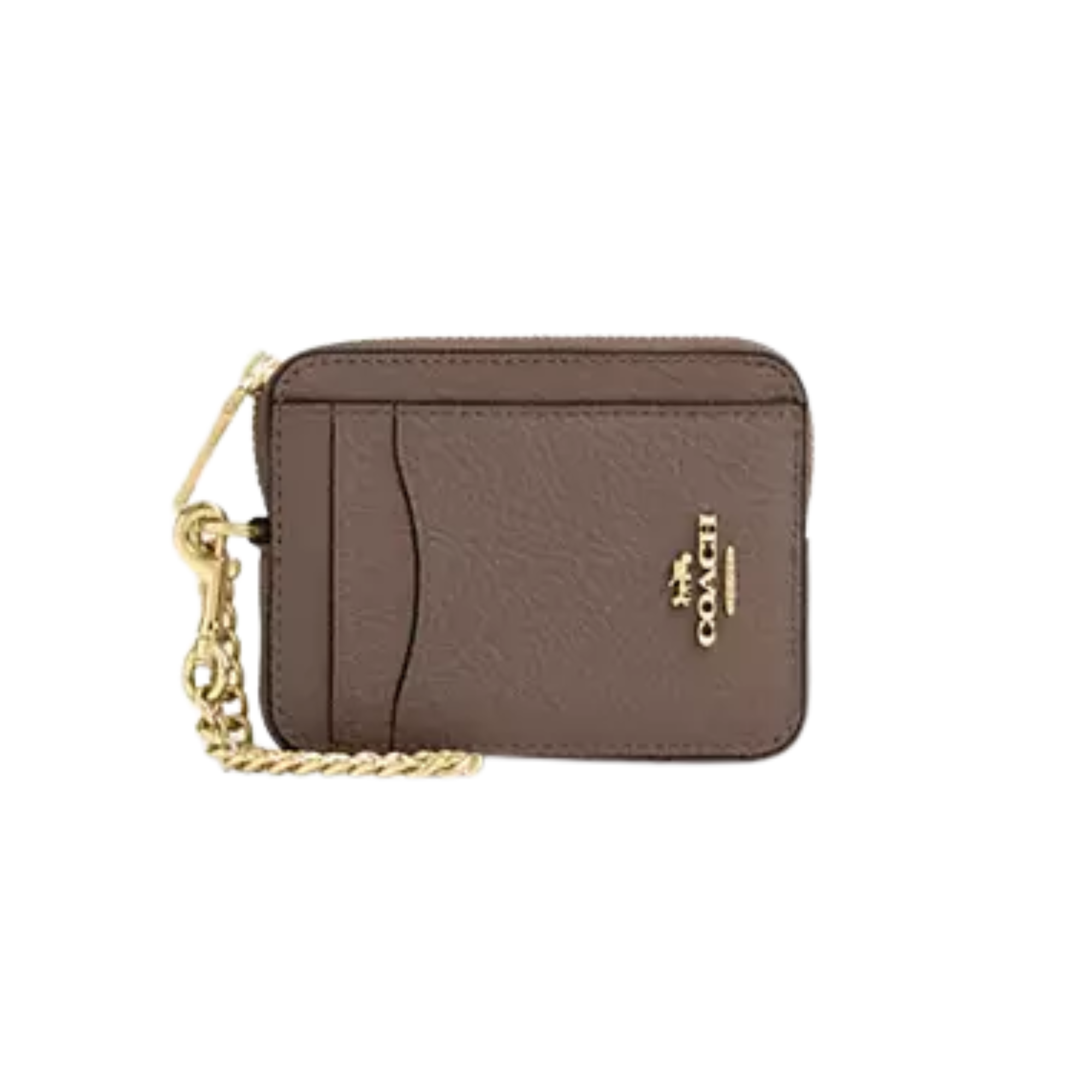 Billetera Coach Pequeña cuero Taupe