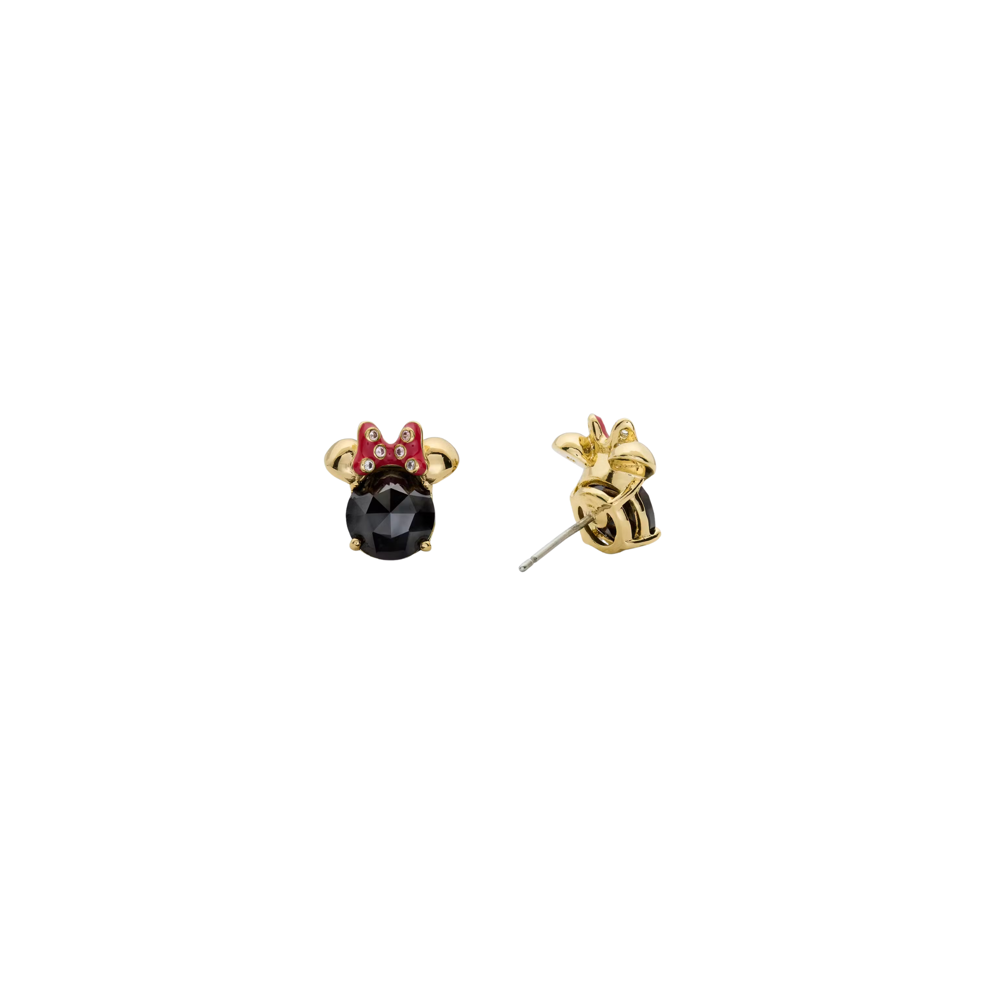 Aros Kate Spade Disney Minnie Circon Negro