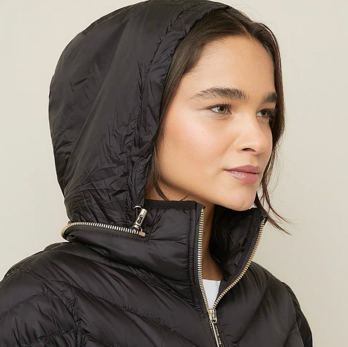 Parka Mujer Michael Kors Pluma Negro