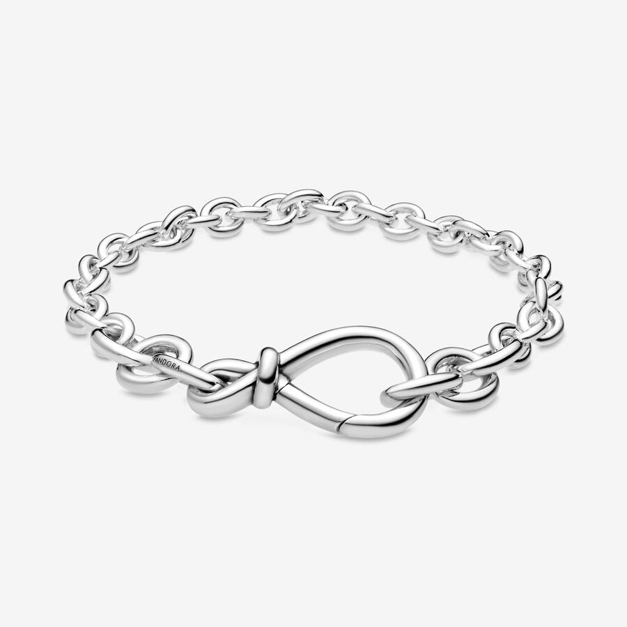 Pulsera Pandora De Cadena Nudo Infinito Grueso