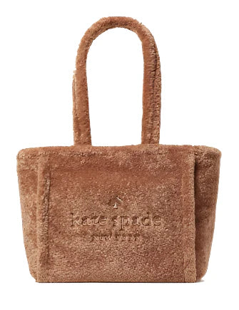 Cartera Kate Spade Tote Peludo camel