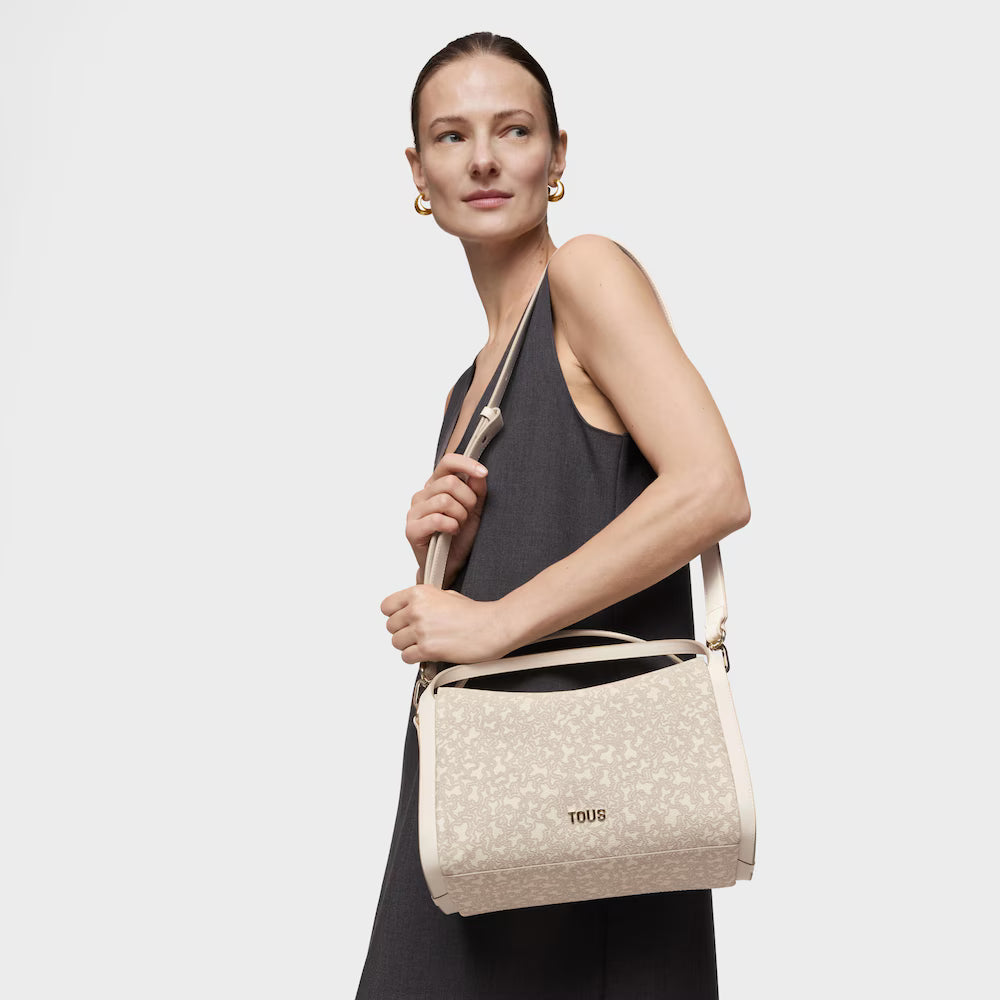 Cartera Tous City mediano Kaos Beige