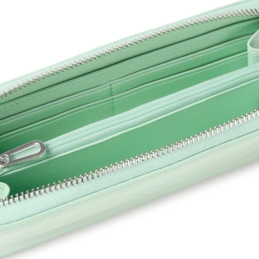 Billetera Tous Rectangular Verde agua