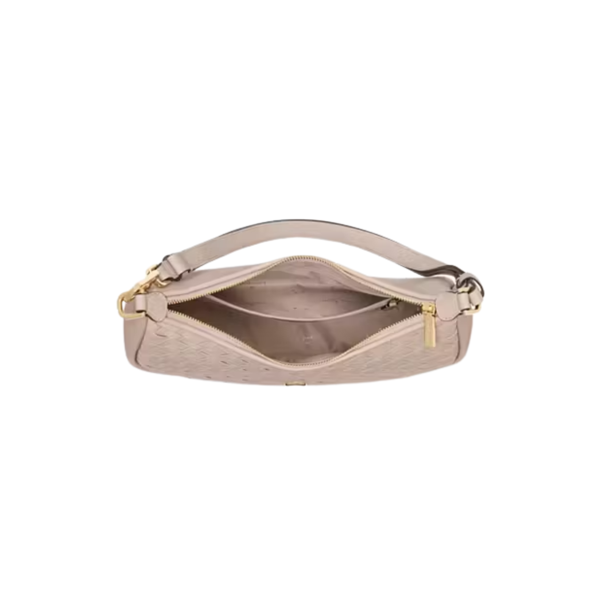 Cartera Kate Spade Kayla Large Taupe entrelazada