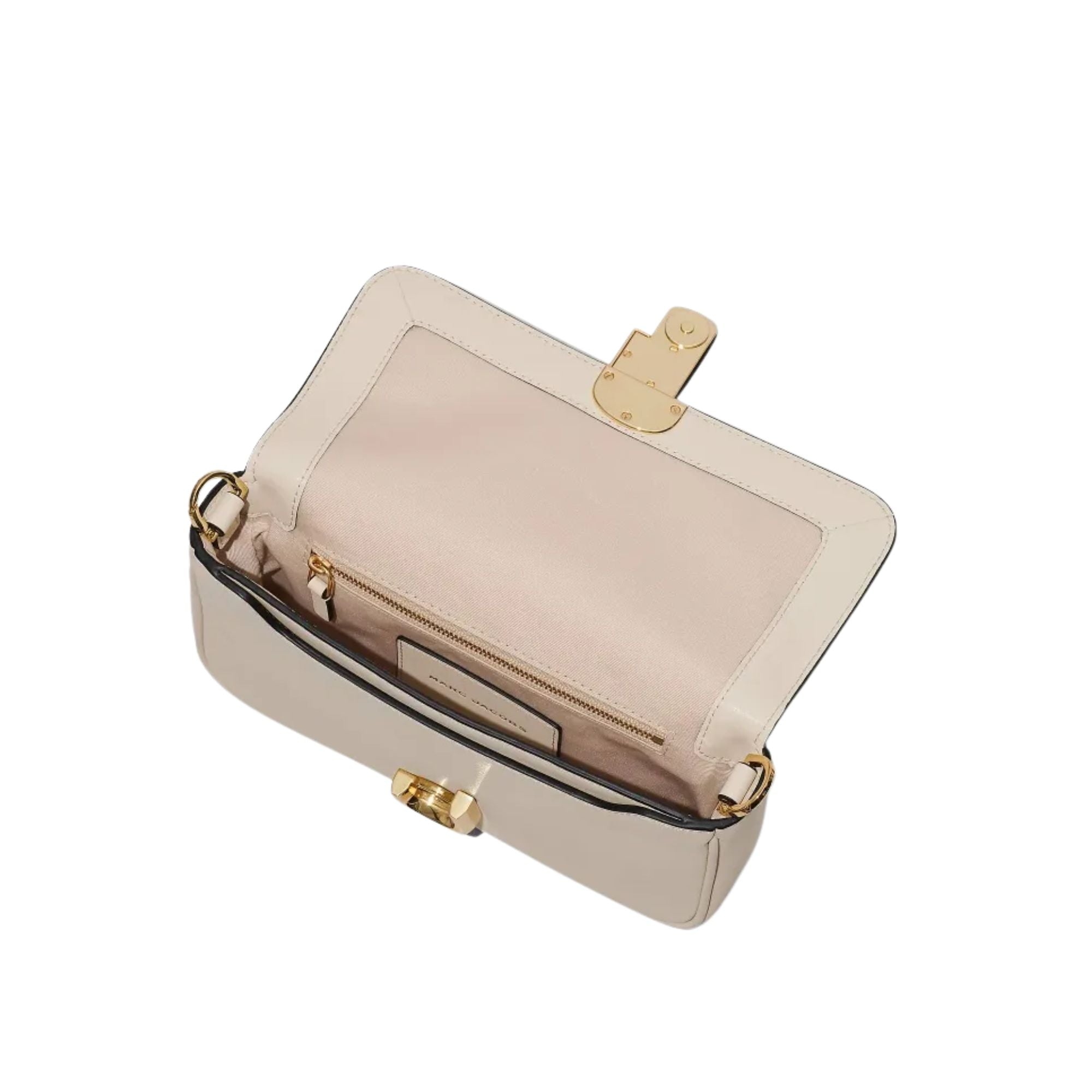 Cartera Marc Jacobs The Shoulderbag Crema Tamaño M