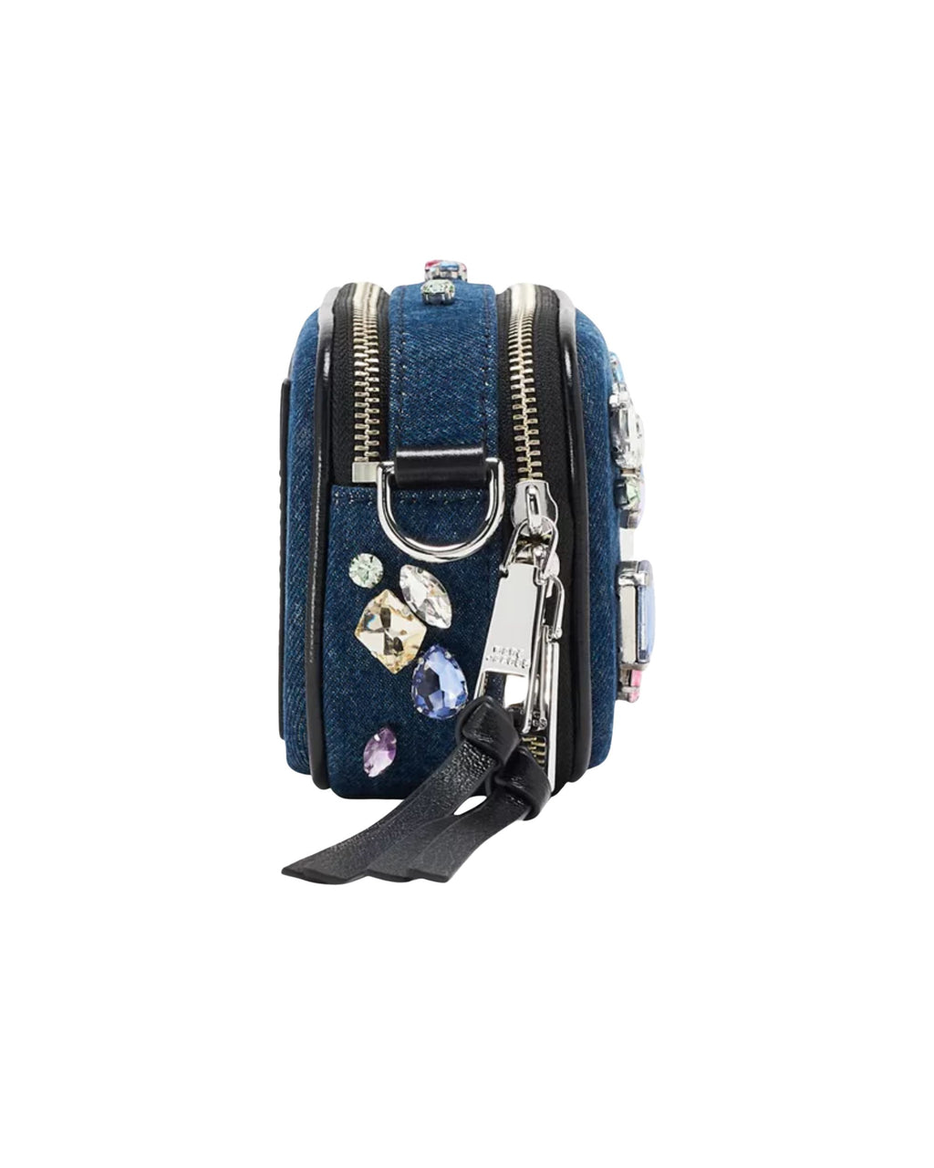Cartera Marc Jacobs Snapshot jeans brillos
