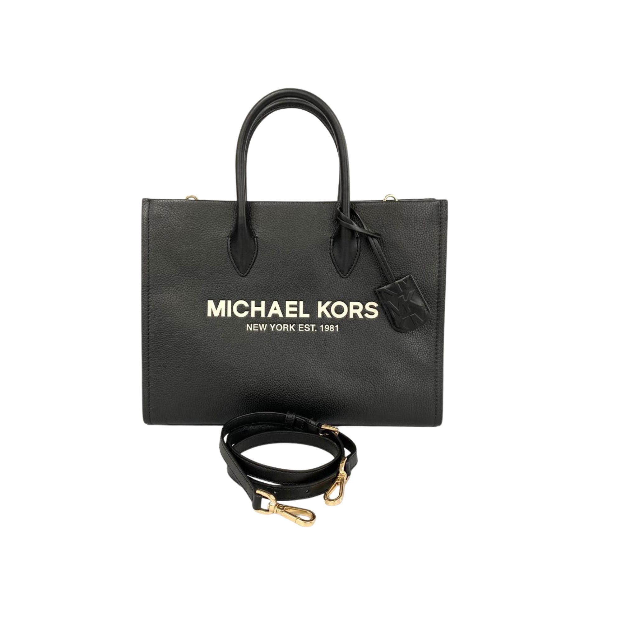 Cartera Michael Kors Mirella Cuero Mediana Negro