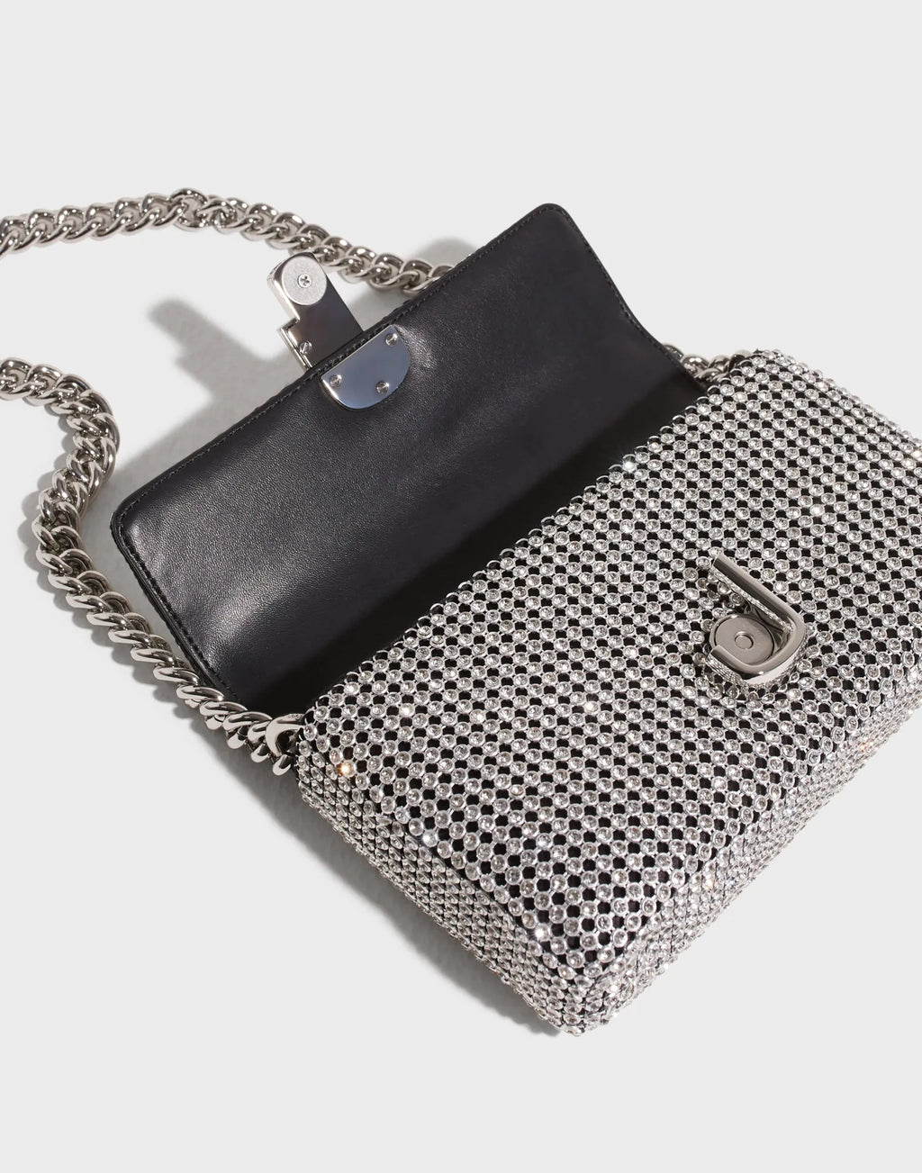 Cartera Marc Jacobs The Rhinestone Plateado