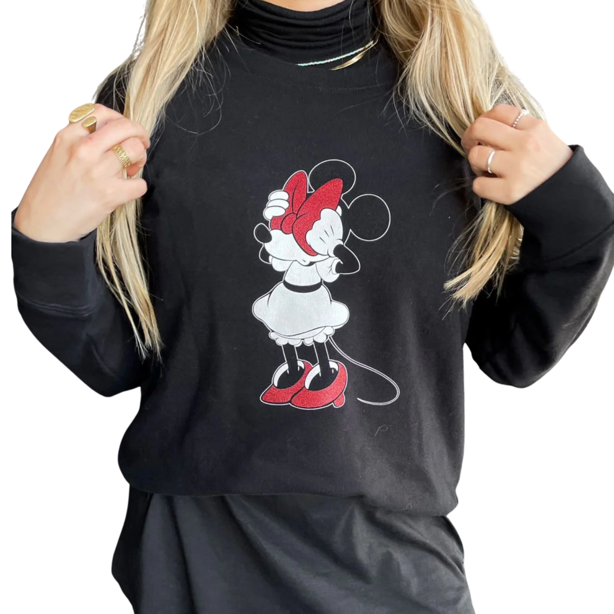 Poleron Kate Spade Negro Disney Minnie