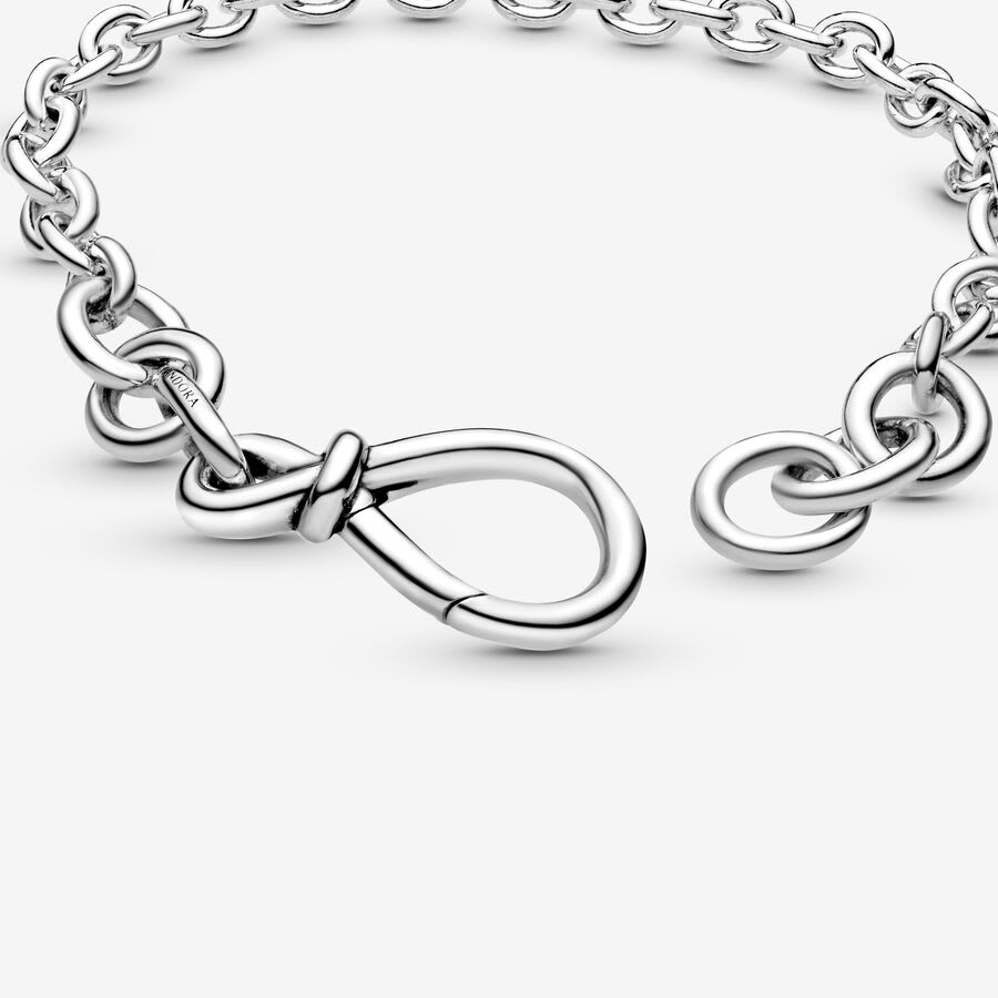 Pulsera Pandora De Cadena Nudo Infinito Grueso