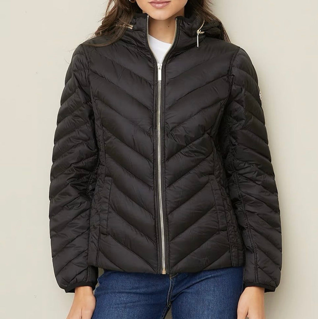 Parka Mujer Michael Kors Pluma Negro