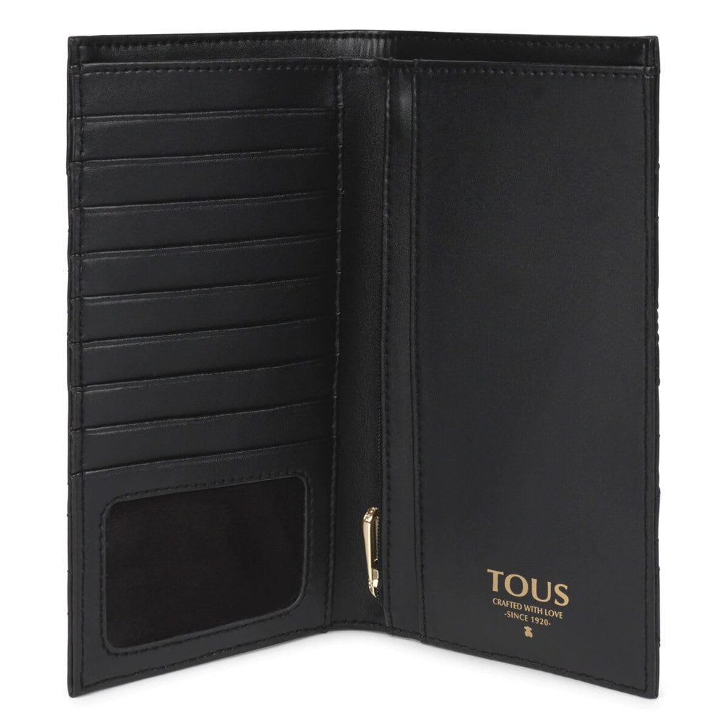 Billetera Tous Dreams Grande Acolchada Negra