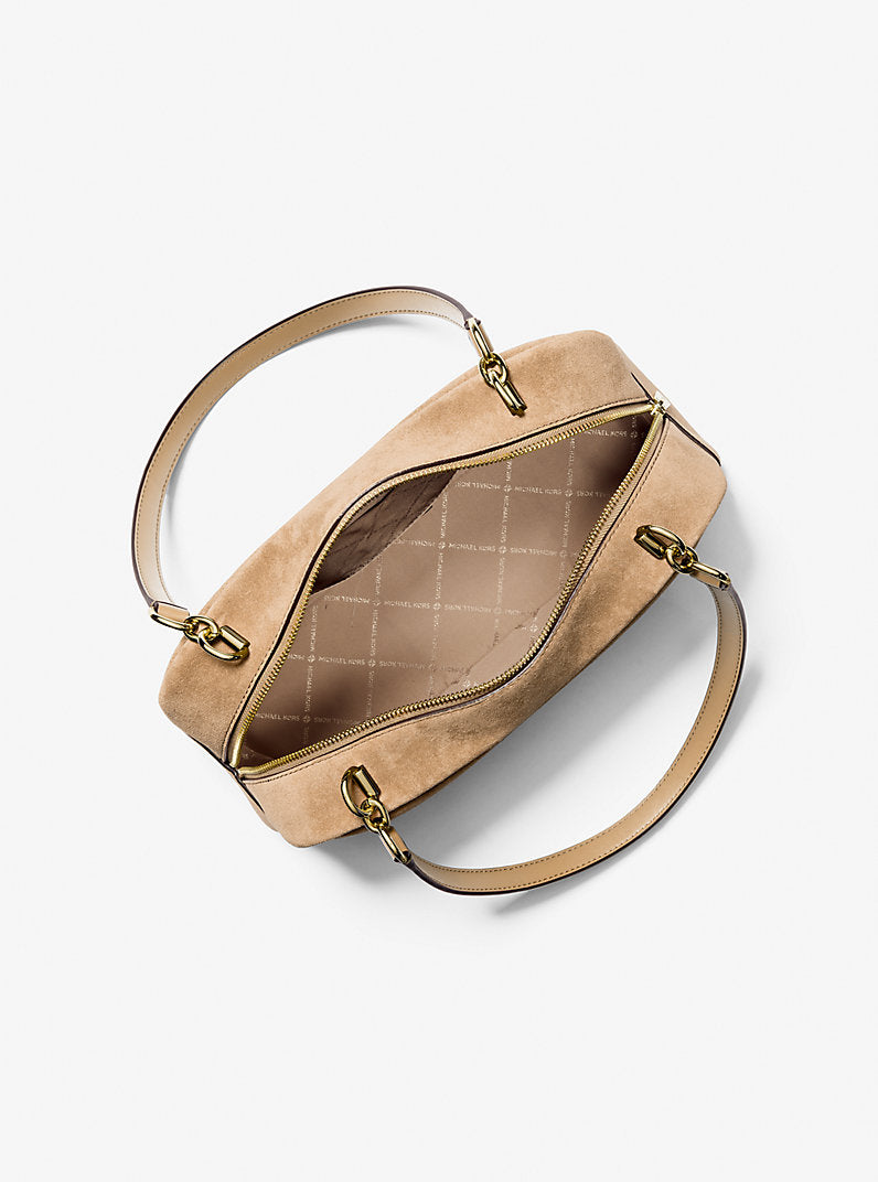 Cartera Michael Kors Cecily Gamuza beige