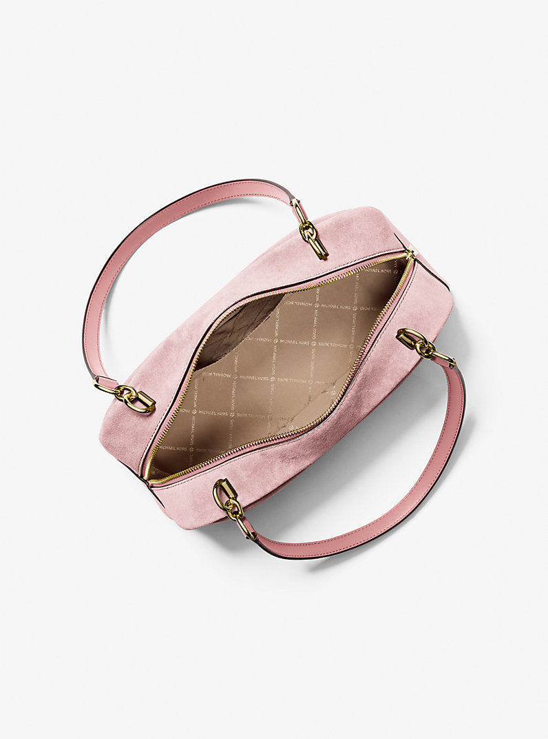 Cartera Michael Kors Cecily Gamuza rosa palo