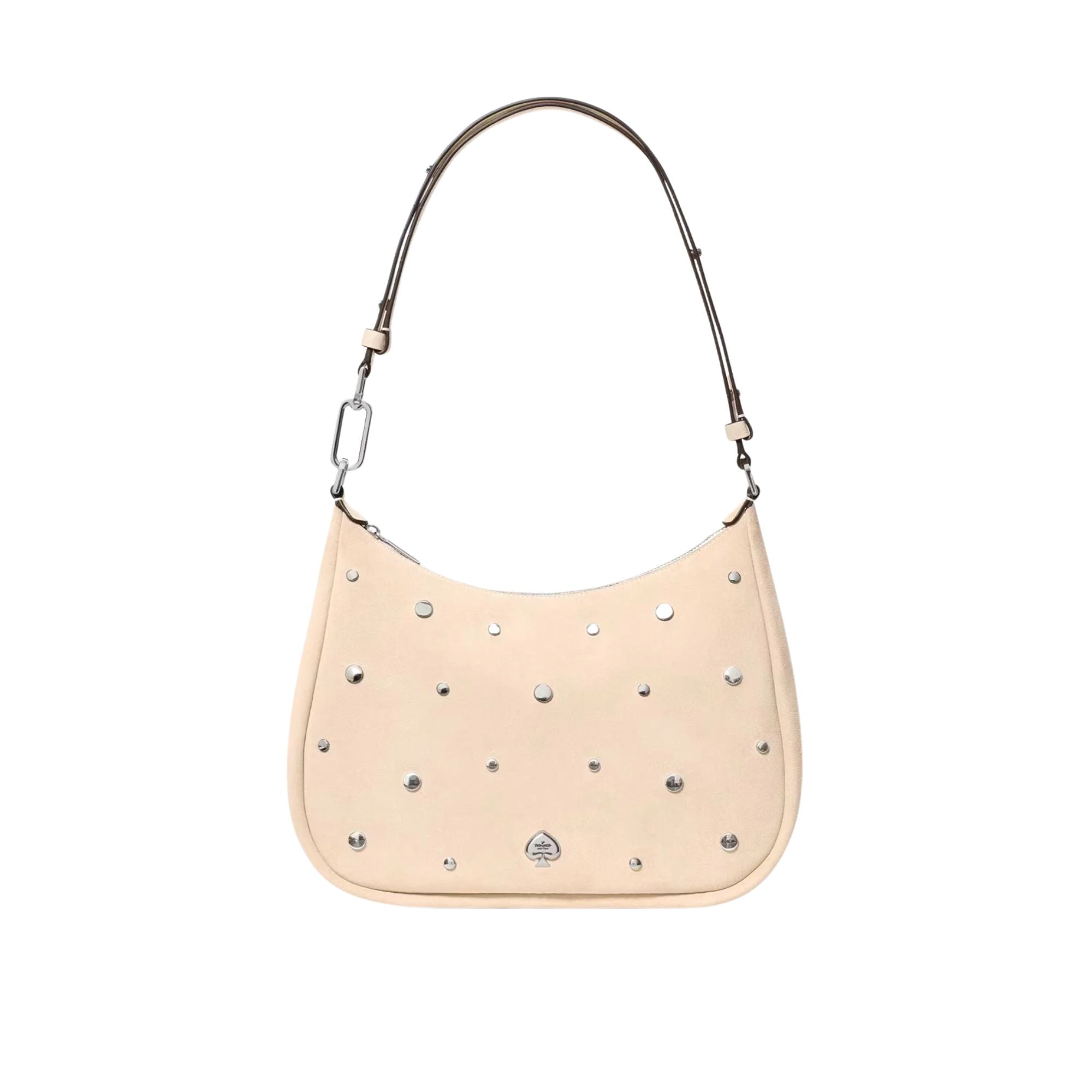 Cartera Kate Spade Kayla Large Tachas Gamuza Beige