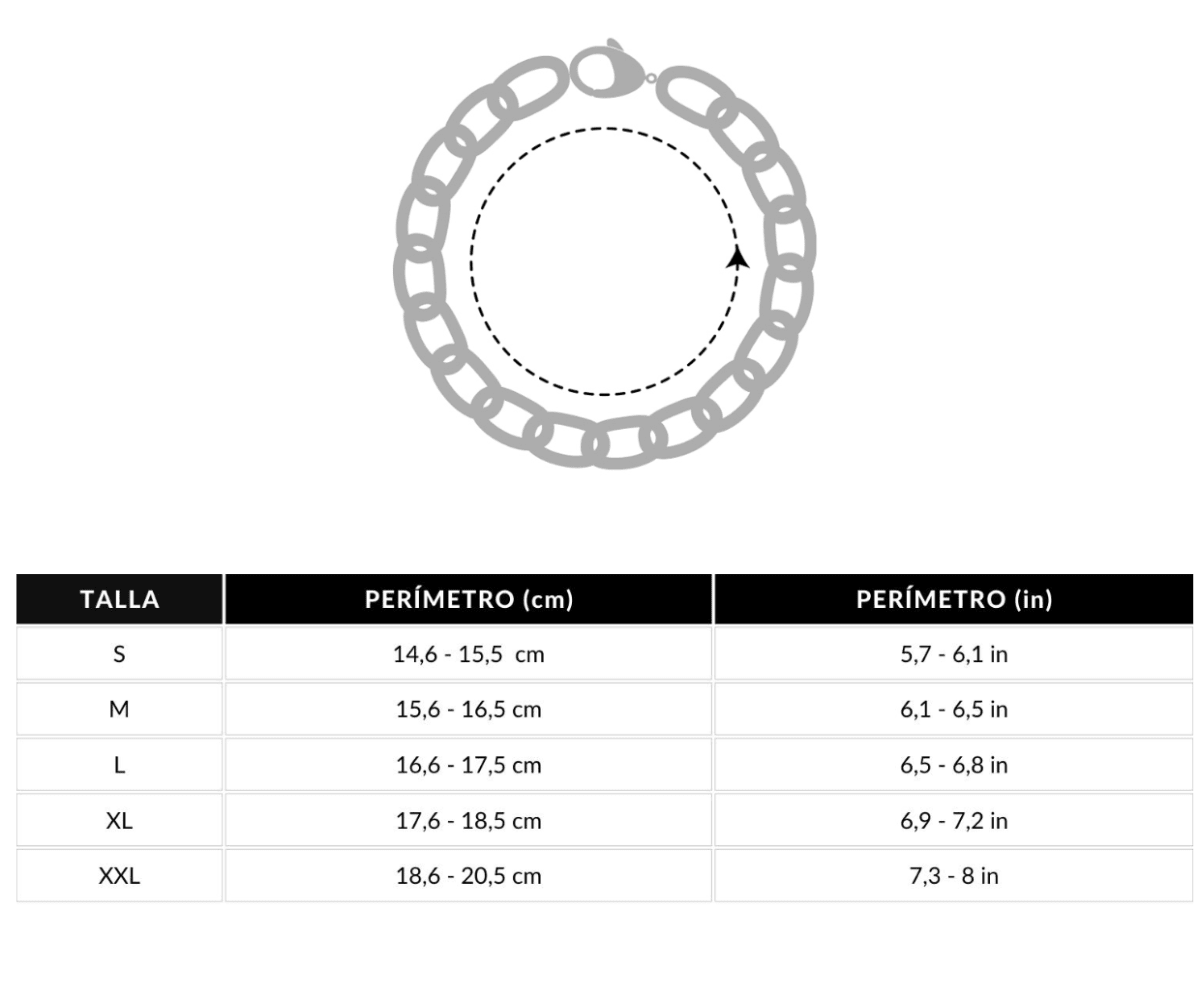 Pulsera Uno de 50 plata con cristales grandes azules y cuero