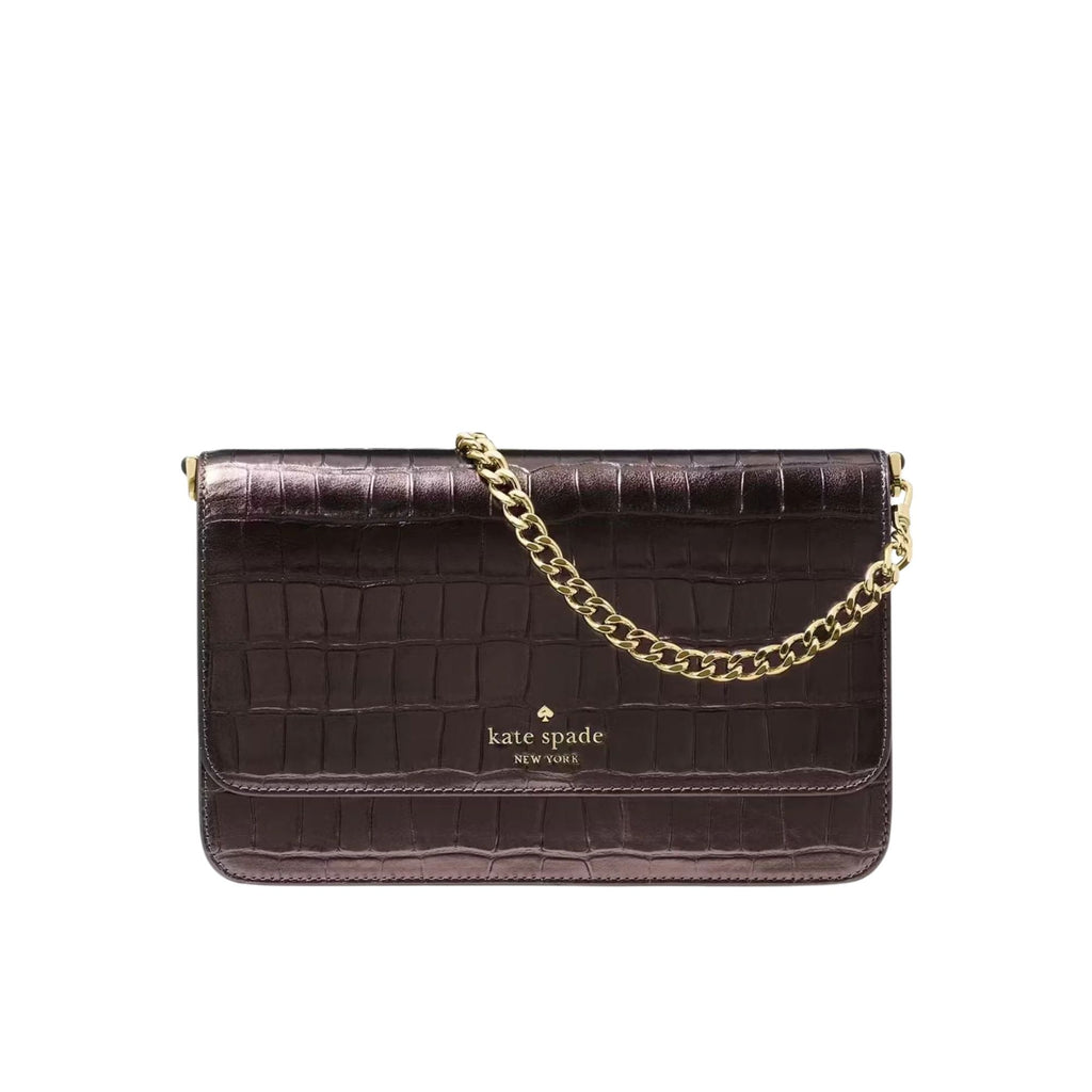 Cartera Kate Spade Madison Grande Cocodrilo Cafe