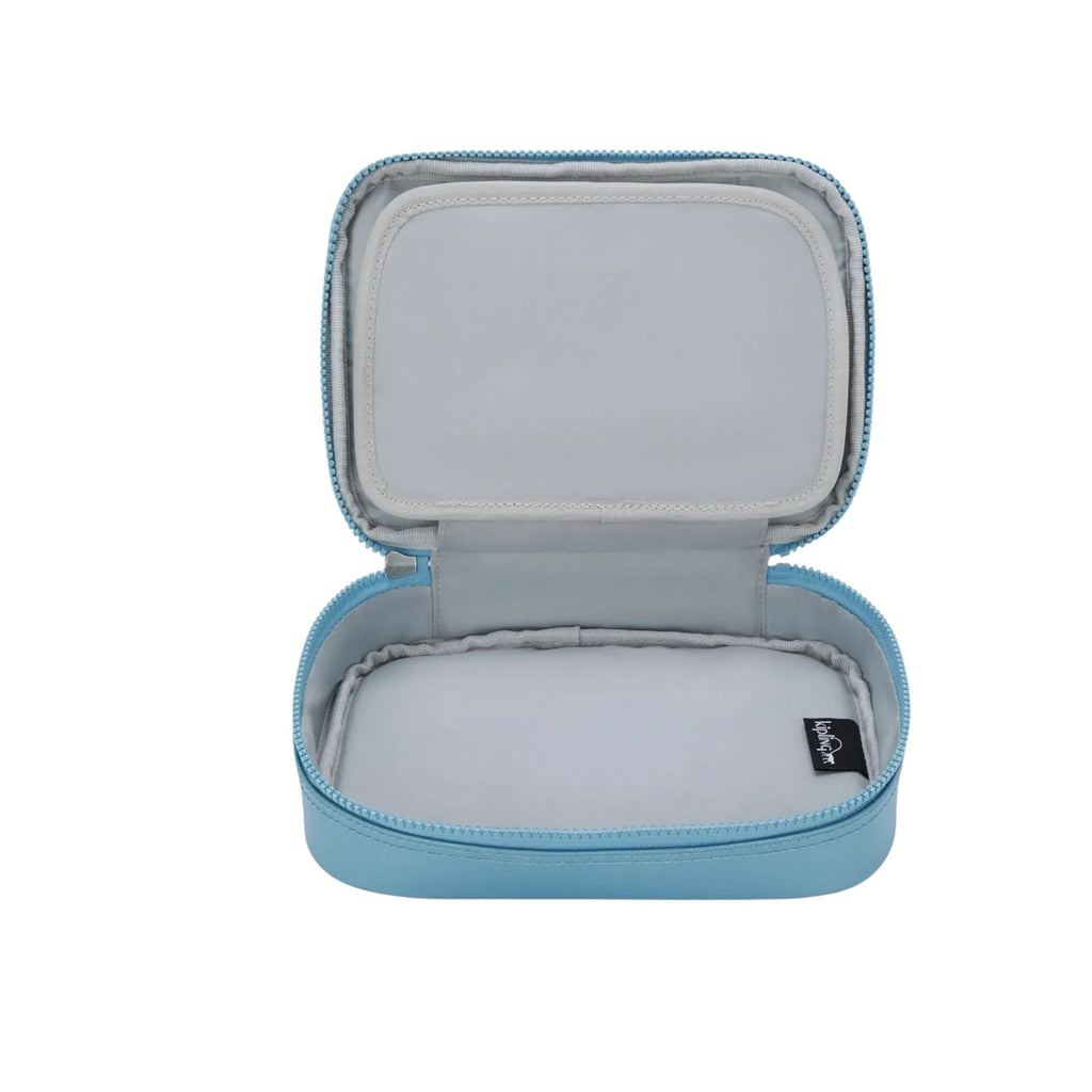 Estuche Kipling 100 Pens celeste metalico