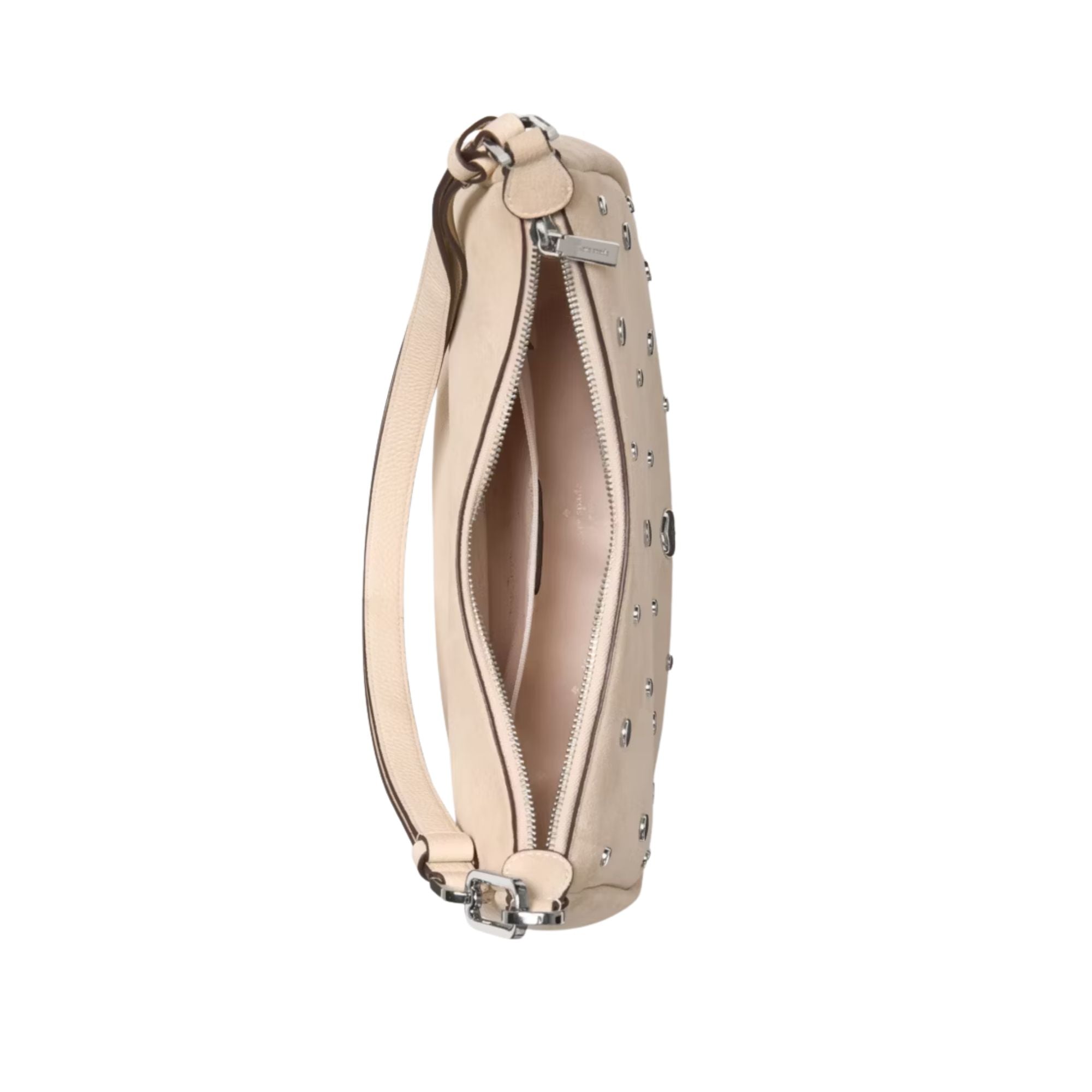 Cartera Kate Spade Kayla Large Tachas Gamuza Beige