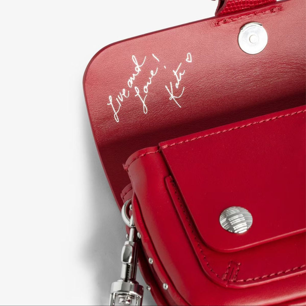 Cartera Zadig et Voltarie x Kate Moss Cuero Rojo