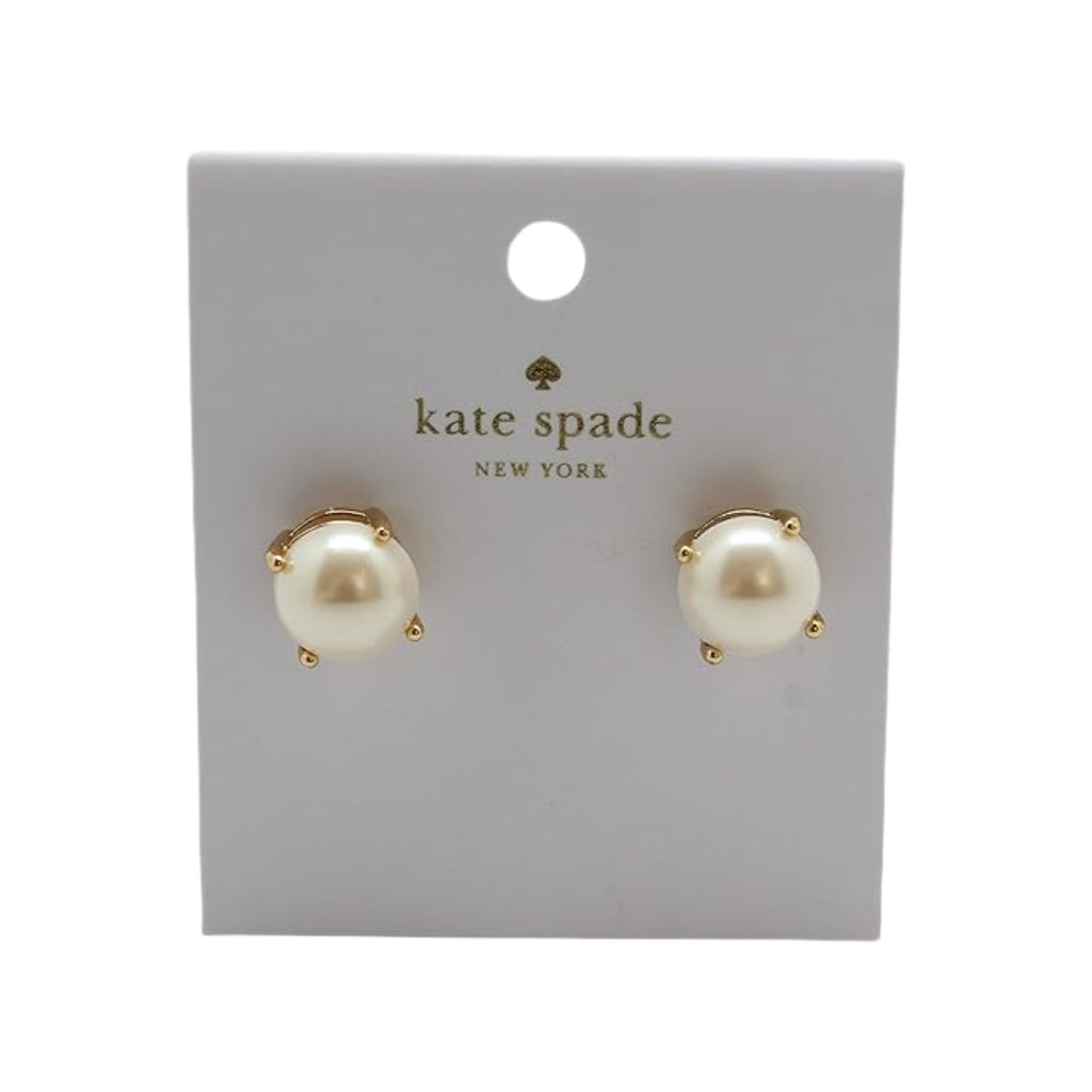 Aros Kate Spade Perla Gumdrop Dorados