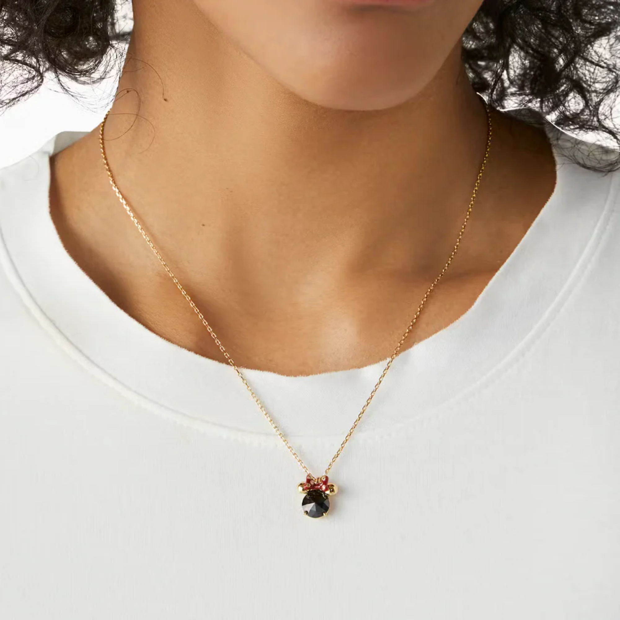 Collar Kate Spade Disney Minnie Circon negro