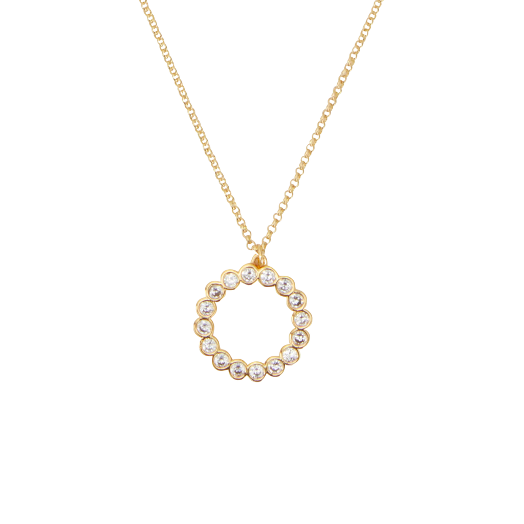 Collar Kate Spade Full Circle Mini Pendent Dorado