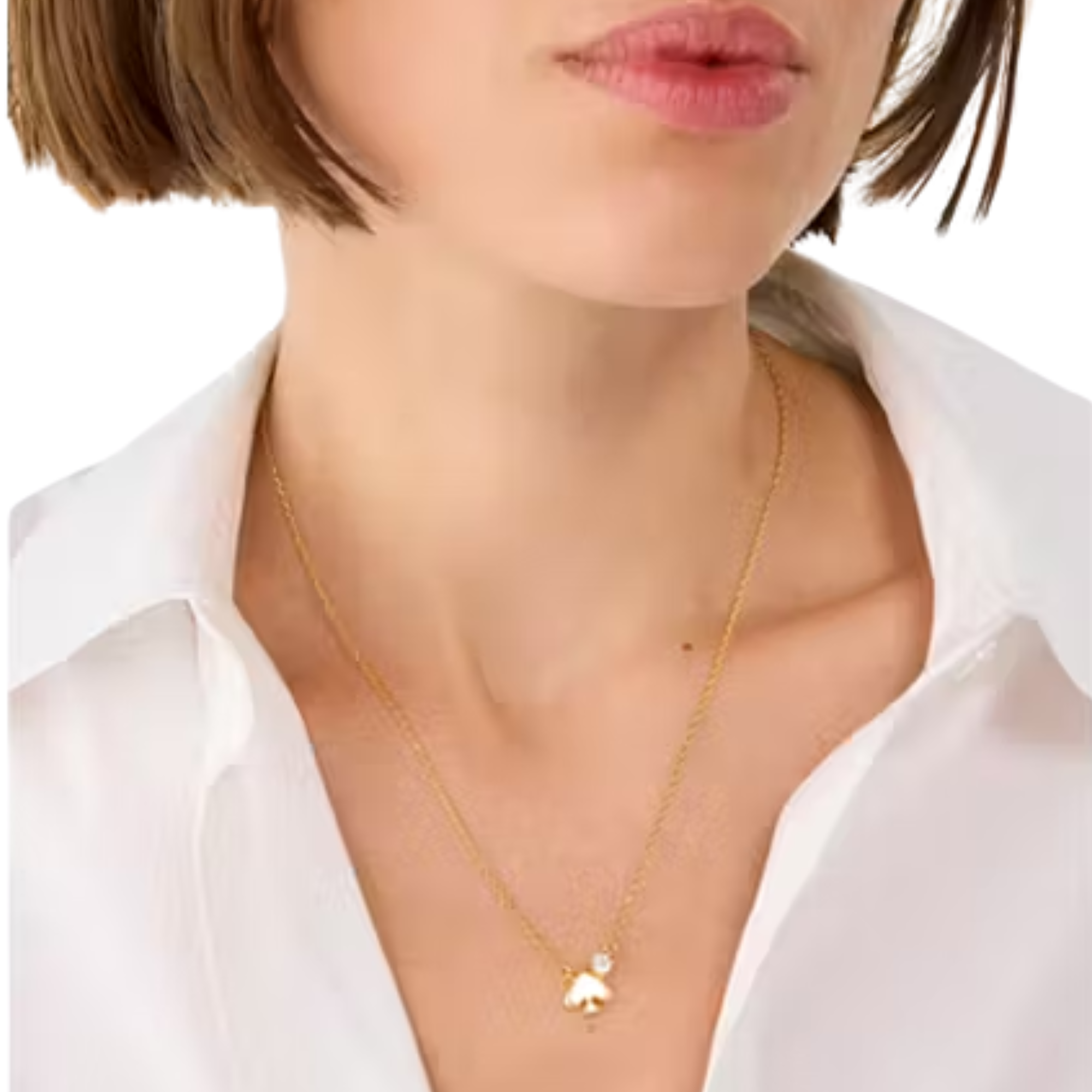Collar Kate Spade Pica con Circon dorado