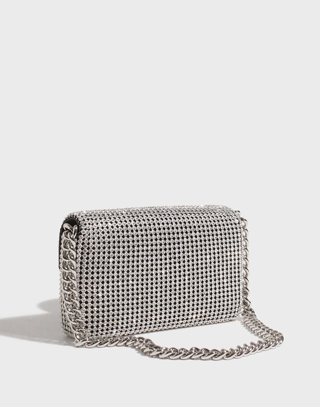 Cartera Marc Jacobs The Rhinestone Plateado