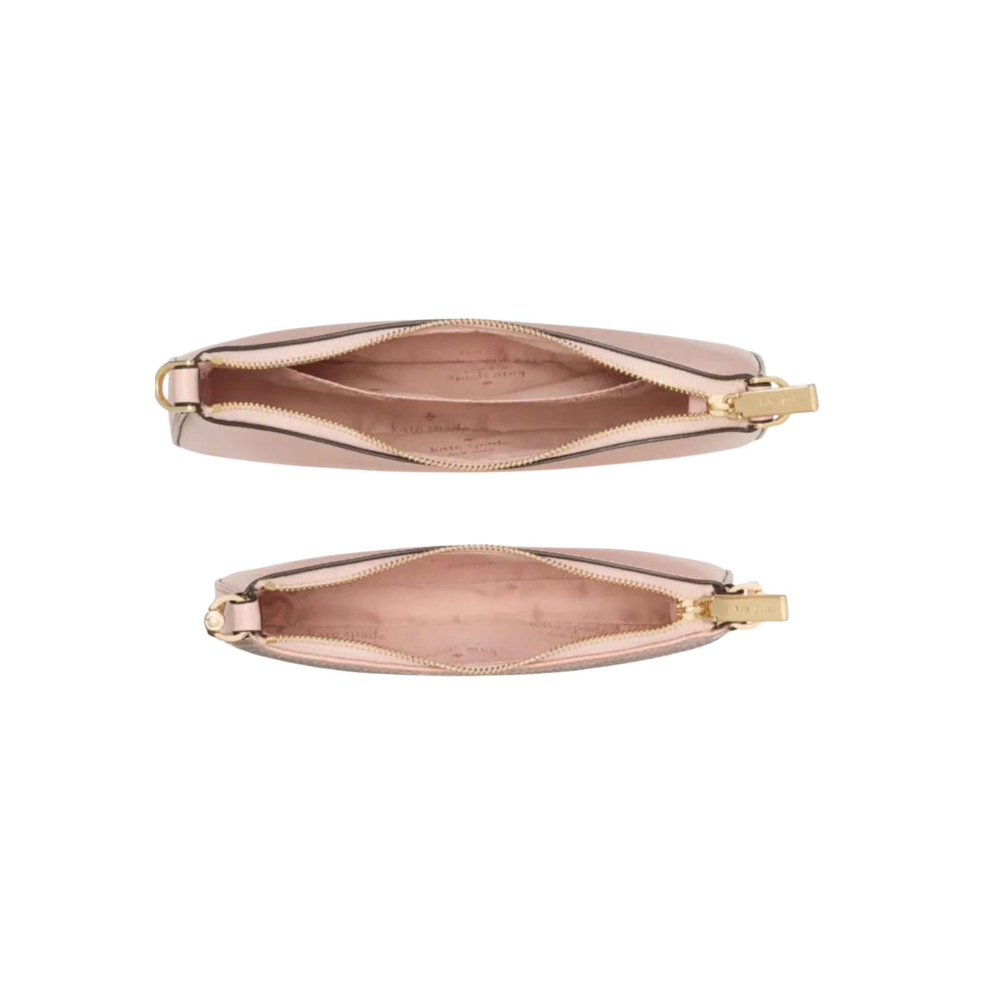 Cartera Kate Spade Duet Doble Crossbody con brillantes Rosa palo