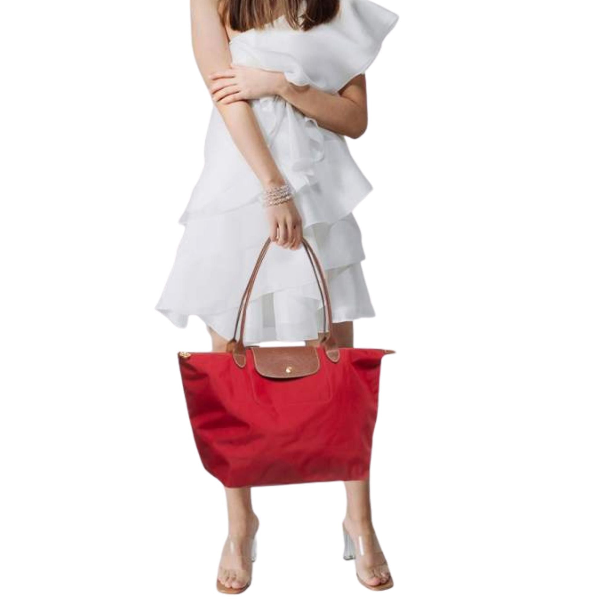 Cartera Longchamp Le Pliage L Rojo
