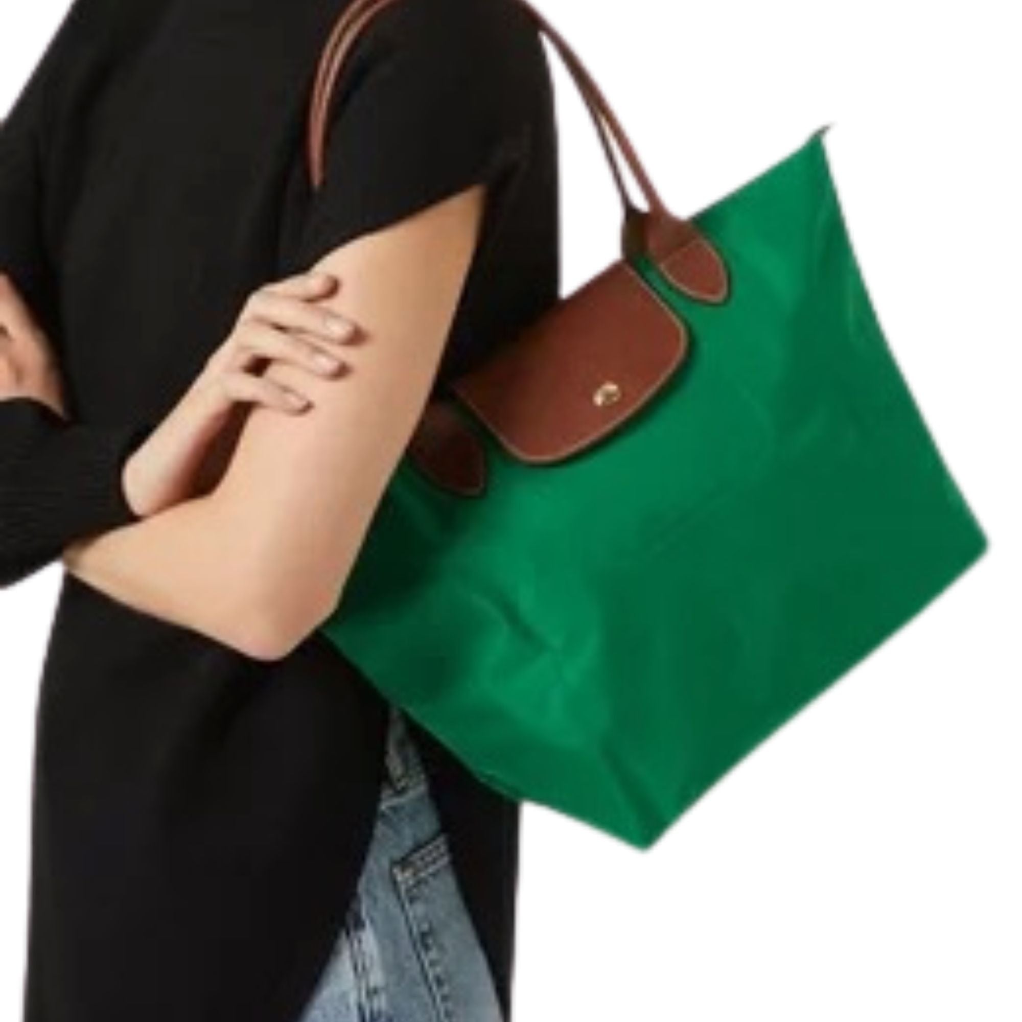 Cartera Longchamp Le Pliage M Verde