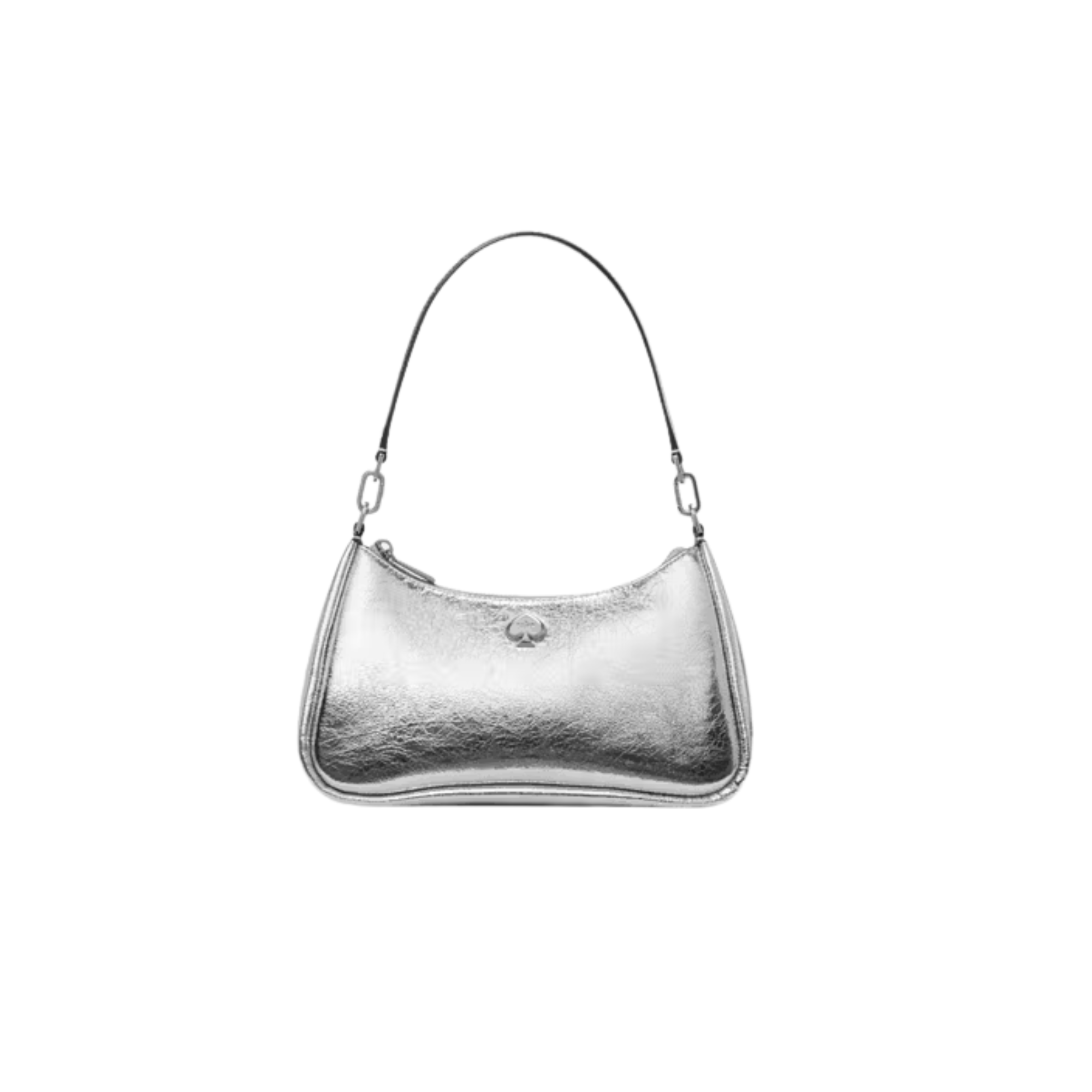 Cartera Kate Spade Shoulderbag Kayla Mediana Cuero Plateado