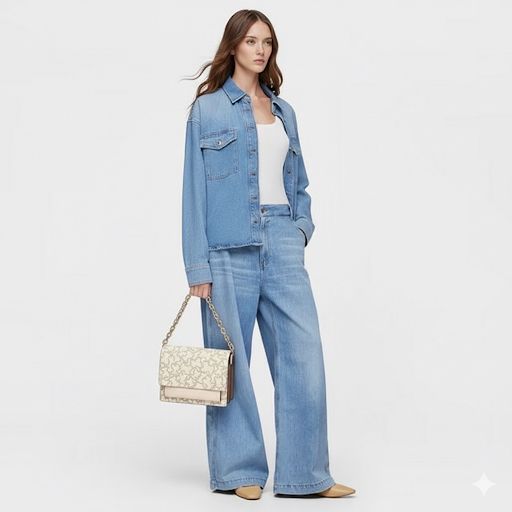 Bandolera Tous mediana Audree Kaos Icon cadena dorada Monograma claro Vainilla con rosa