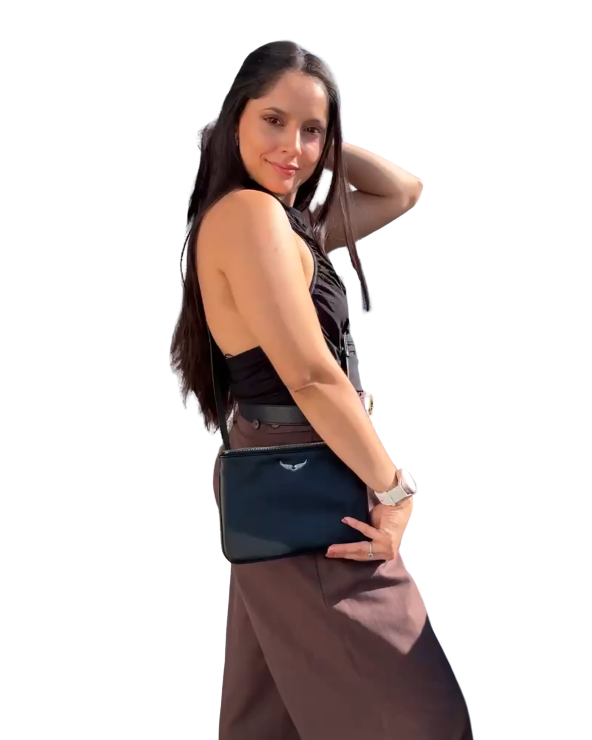 Crossbody Zadig & Voltaire Duo Wings Negro
