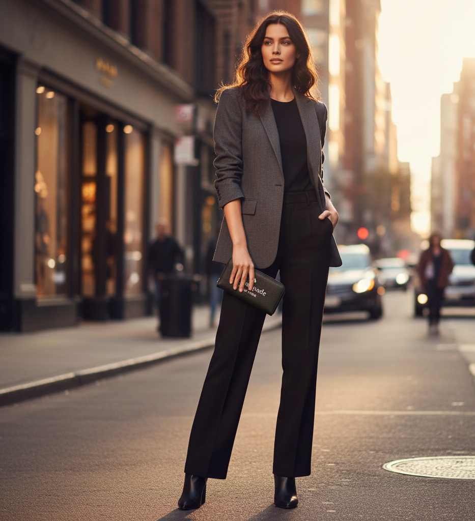 Billetera Kate Spade Staci Cuero Letras Plateadas