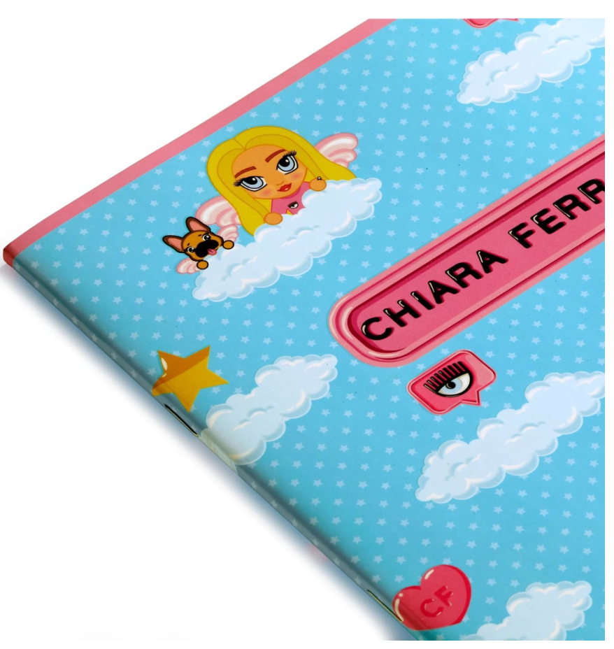 Cuaderno Chiara Ferragni A5 Celeste