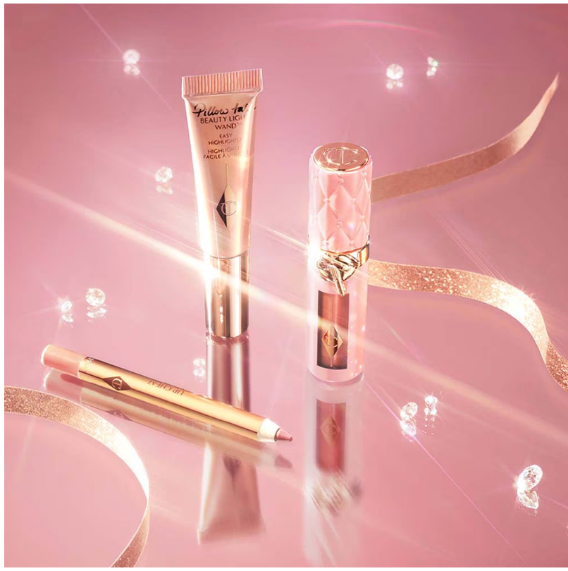 Set Charlotte tilbury pillow talk iconic lip and cheek kit (set de labios y mejillas)