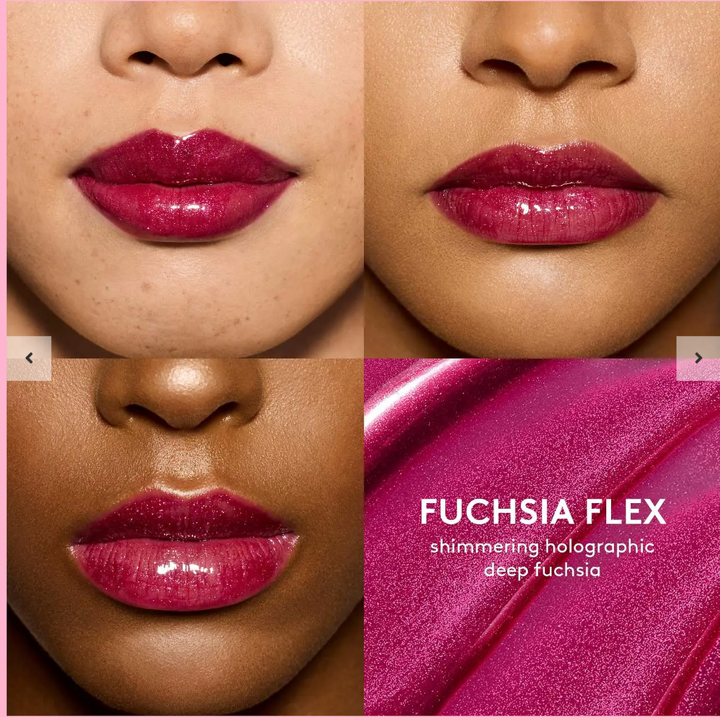 Labial Fenty Beauty Fuchsia Flex- shimmering holographic deep fuchsia
