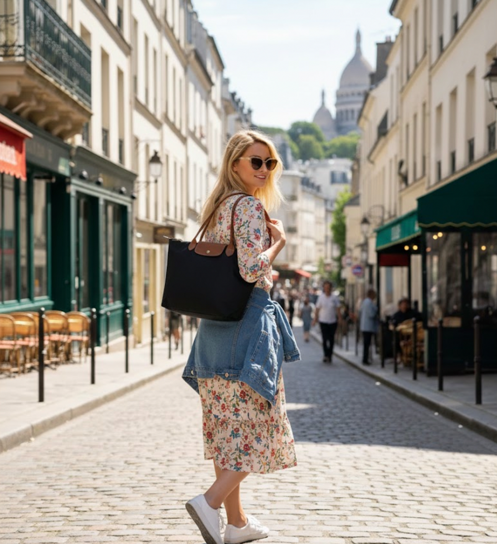 Cartera Longchamp Le Pliage L Negra