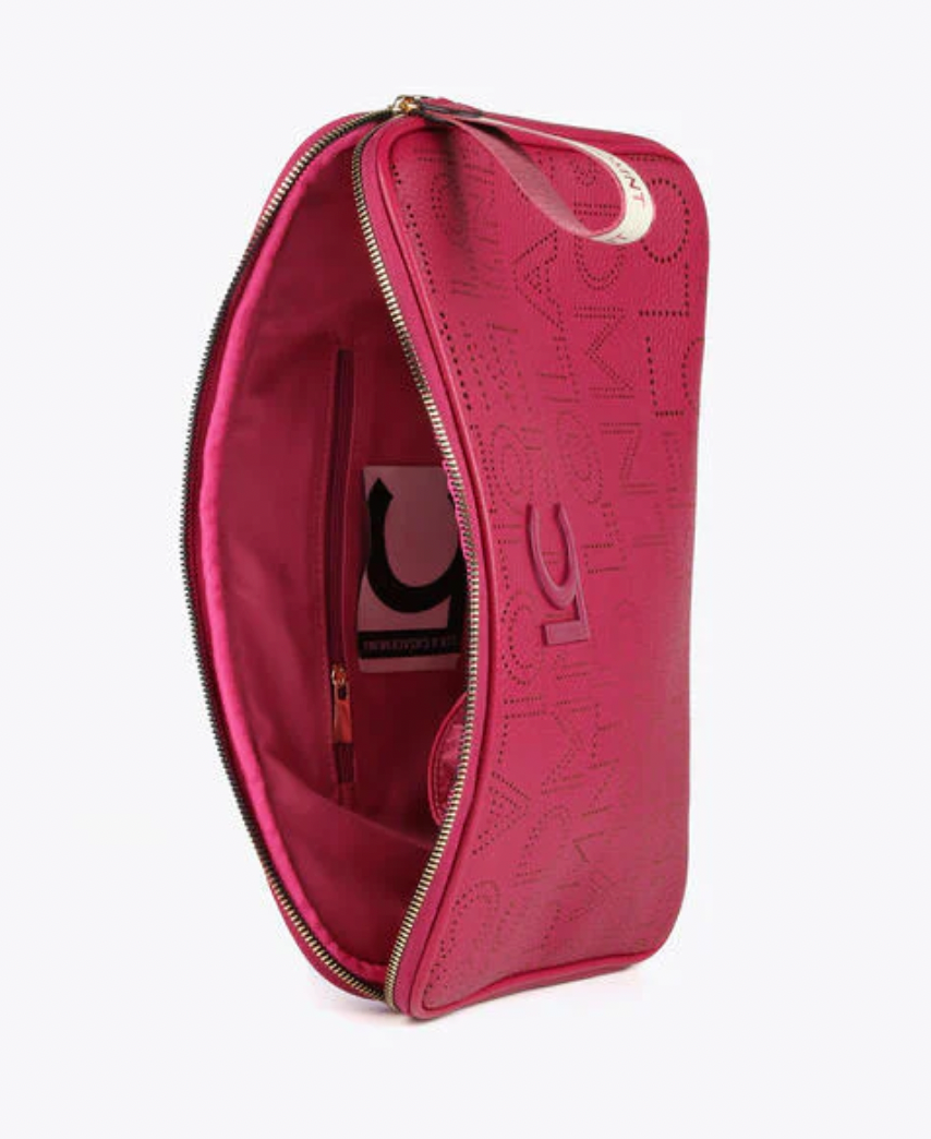 Porta Notebook Lola Casademunt efecto piel troquel Rosado
