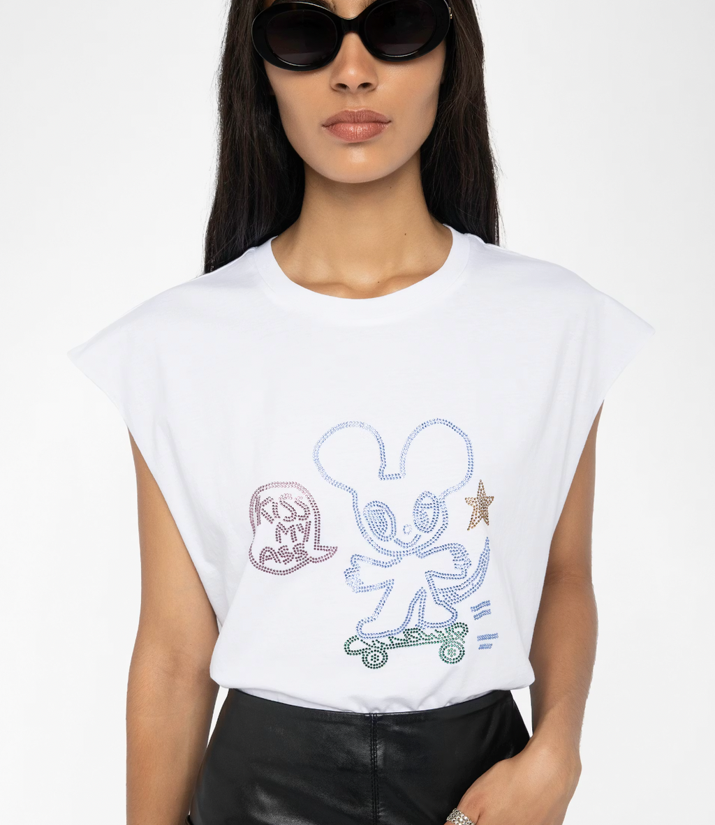 Polera Zadig et Voltaire Cloe Tank Top Blanca