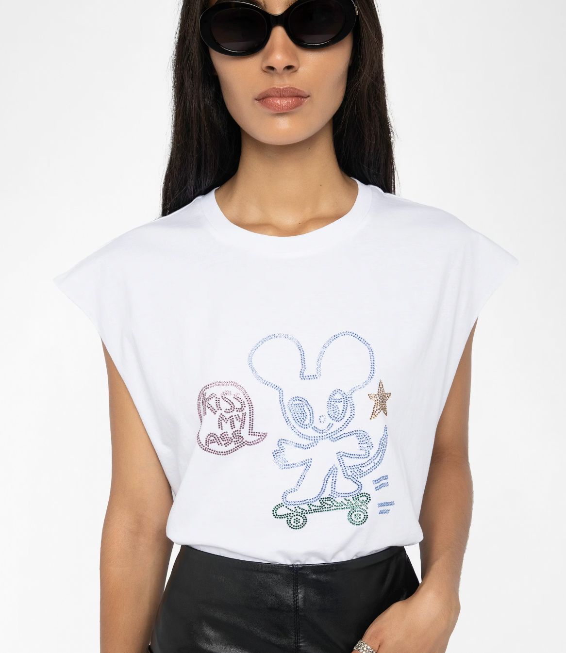 Polera Zadig et Voltaire Cloe Tank Top Blanca