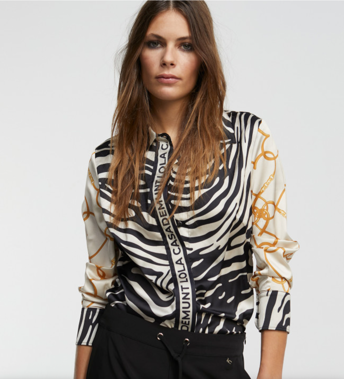 Camisa Lola Casademunt Cebra Print