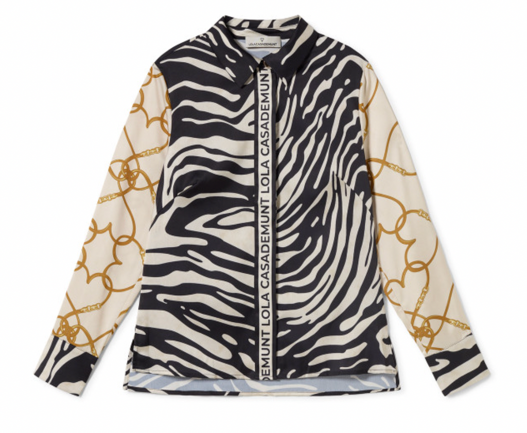 Camisa Lola Casademunt Cebra Print