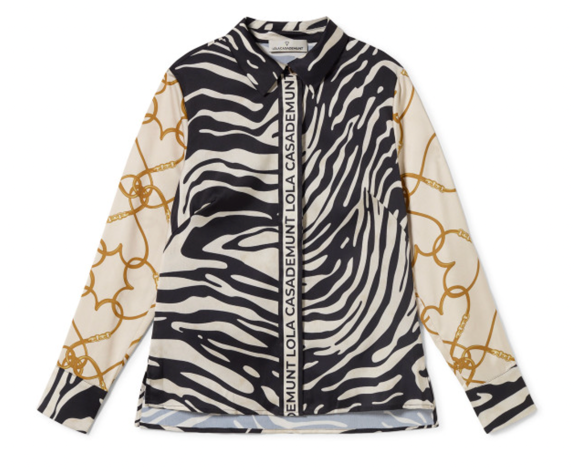Camisa Lola Casademunt Cebra Print