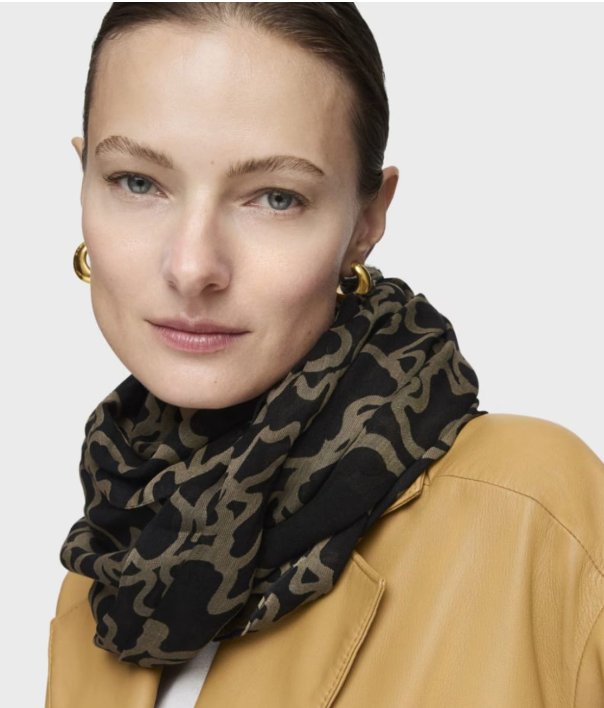 Pañuelo Tous Kaos Negro con dorado