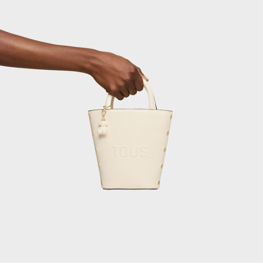 Bolso Tous Capazzo pequeño Back to basics Blanco